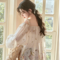 Meadow Bloom Long Sleeve Lace Top