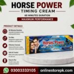 Horse Power Timing Cream for Men | Buy Online in Pakistan - Image 4