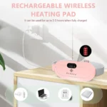 Period Cramp Relief Belt – Portable Electric Menstrual Heating Pad with Massager - Image 4