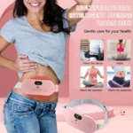 Period Cramp Relief Belt – Portable Electric Menstrual Heating Pad with Massager