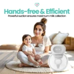 Ornavo S1 Wearable Electric Breast Pump – Hospital grade suction - Image 3